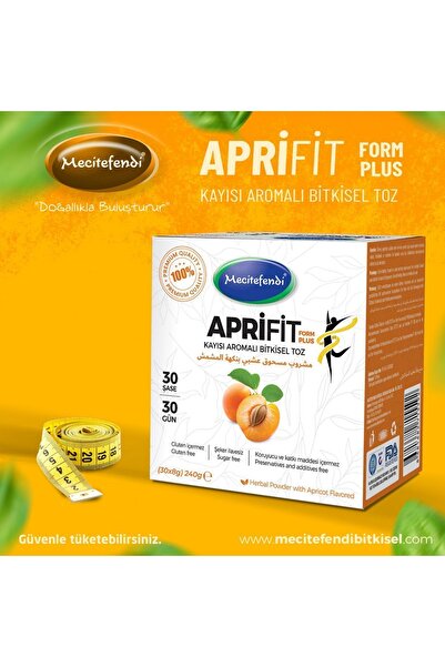 Mecitefendi Aprifit Form Plus Toz 240 Gr Kayısılı 2'Li Paket - 2 Kutu (60 Şase)