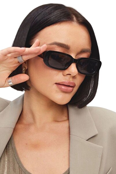 Aqua Di Polo 1987 St Tropez Nights Siyah Dikdörtgen Kadın Güneş Gözlüğü Apsı001601--50 Ekartman