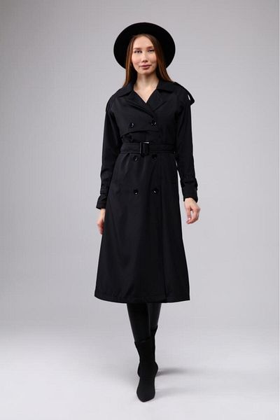 Jamila Raglan Sleeve Seasonal Lined Long Trench Coat, Cap