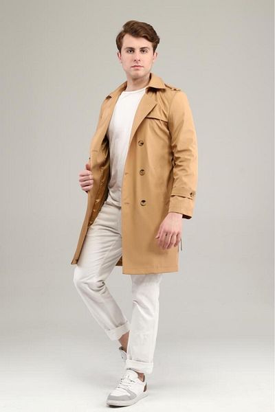 Jamila Classic Men's Trench Coat