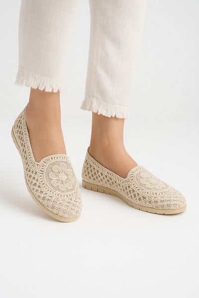 StWenn Women's Knitted Ballerina Shoes Women's Shoes Casual Shoes