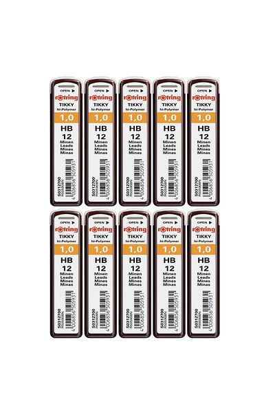 Rotring رأس قلم بوليمر هاي متعدد الاستخدامات HB 0.9/1.0 مم (S 0312700 ) عبوة 10 قطع