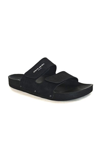 Pierre Cardin شبشب رجالي أسود 2spc7019