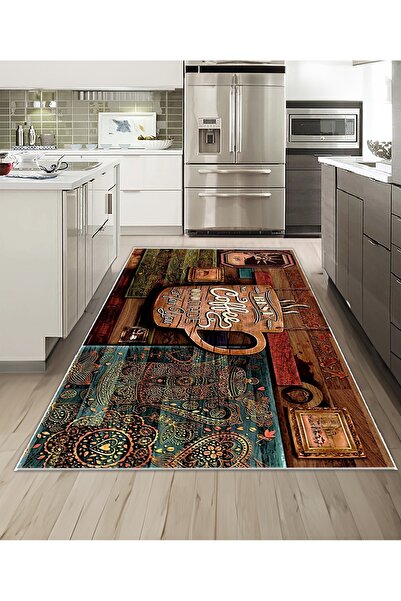 Dijidekor Işıltı Koleksiyonu Model245 Süngerli Dijital Baskılı Saçaksız Mutfa...