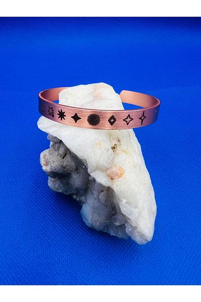 GÜMÜŞTEL EL SANATLARI 100% Original Copper Bracelet Unisex