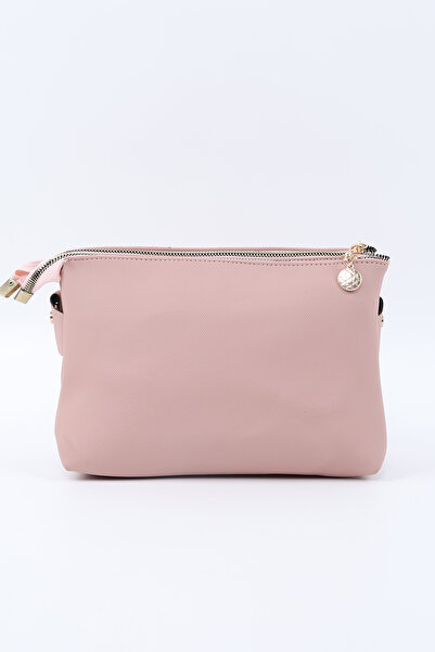 SHAKA Powder Shk226 Faux Leather, Zippered 3 Compartment Hand, Arm and Shoulder Bag