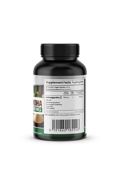 Laperva Ashwagandha Root Extract 1000 Mg, 30 Capsules, Boosts Energy & Vitality
