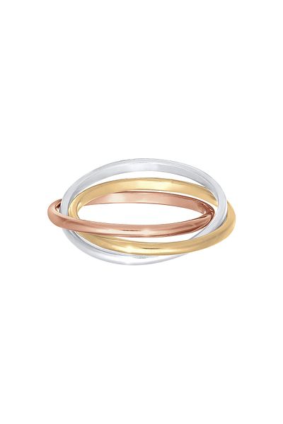 ELLI Ring Damen Wickelring Trini Look Basic Minimal Trend aus 925 Sterling Silber
