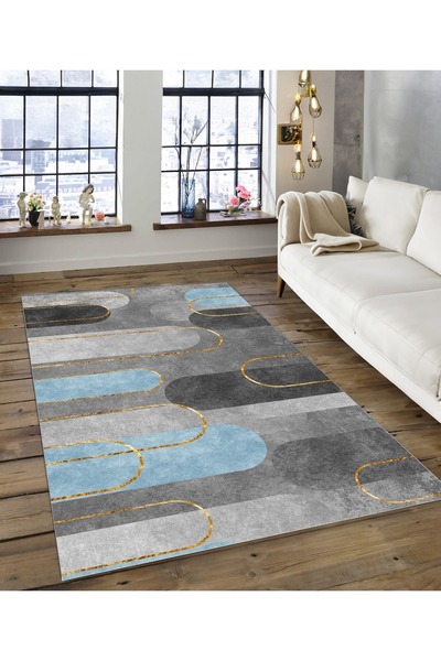 Dijidekor Işıltı Koleksiyonu Model123 Süngerli Dijital Baskılı Saçaksız Mutfa...