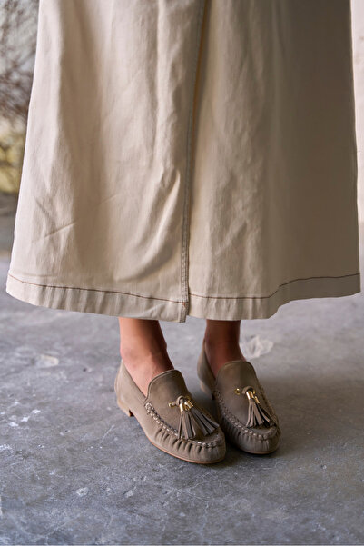 PELİN'İN AYAKKABILARI HANT VİZON SÜET MAKOSEN