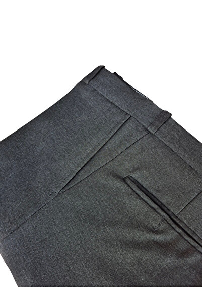 DostumGiyim Ανδρικό υφασμάτινο παντελόνι κλασικής κοπής Άνετο και μοντέρνο μαύρο πολυβισκόνη Παρακαλούμε ρωτήστε για το μέγεθος