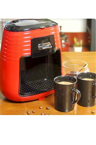 royal mark Espresso Coffee Maker With 2 Cup 0.5 450 - Red and Black