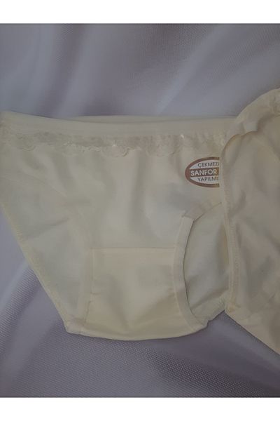 Butik Yellow 100% cotton top with elegant lace panties for girls