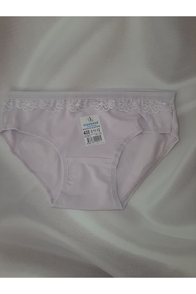 Butik Lilac 100% Cotton Top Elegant Lace Panties Female Child
