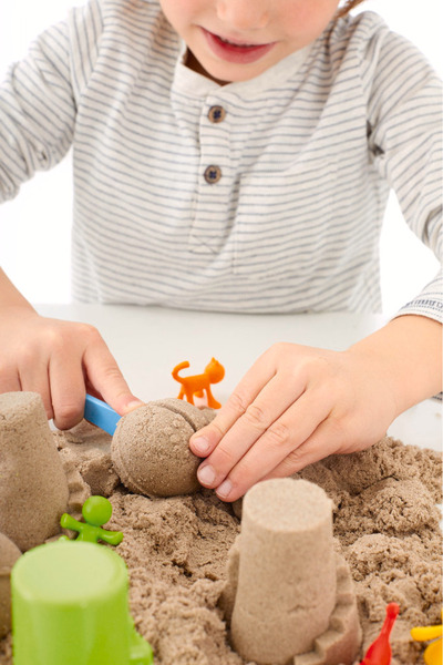 Toyuncakçı Natural Kinetic Sand .500 Gram . 6 Castle Molds