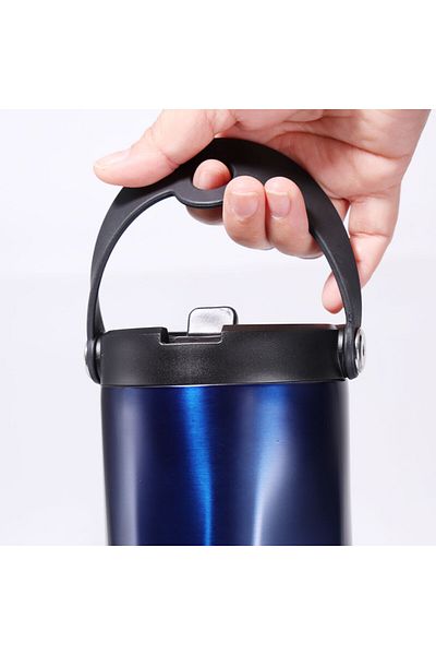 Botella Insulated Water Bottle Explorer - Leakproof Stainless Steel, Outdoor Travel 900ml, Metallic Blue