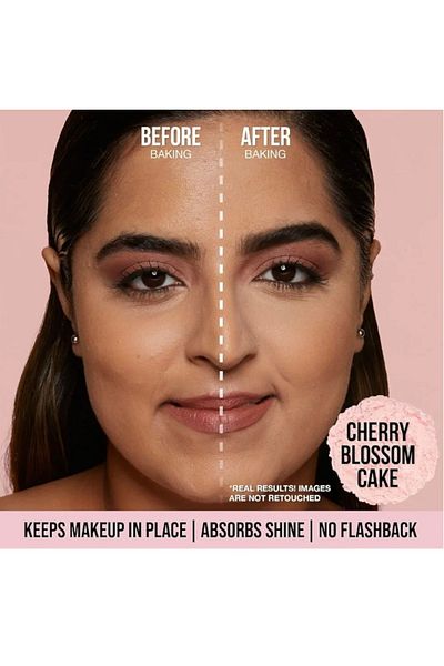 HUDA Baby Bake Fixer Cherry Blossom Cake Powder Stariumcosmetics
