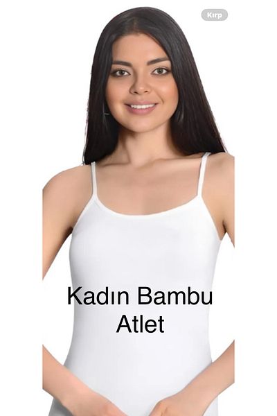 İki Yıldız Bamboo Rope Strap Tank Top 6 Pcs