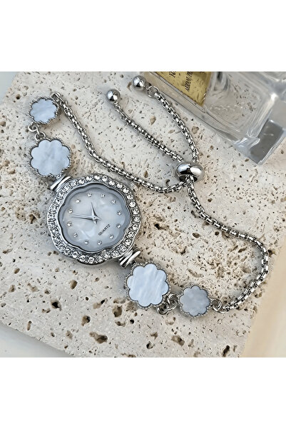 stainless steell Vip Ayarlanabilir Kuvars Bileklik Saat