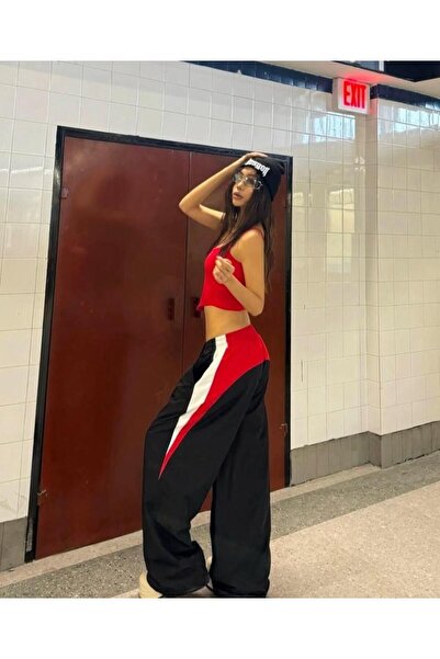 EDVESS Y2k Baggy Paraşüt Pantolon New Trend Streetwear Harajuku Style