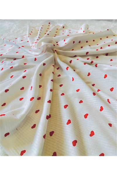 YUKOBABY Red Heart 80X90 cm Single Layer Baby Blanket