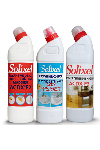 Kaysan Kimya Solixel Banyo Tuvalet Temizleme 950ml Fayans Ve Derz Dolgu Temiz...