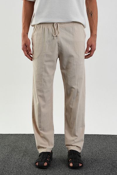Redline Ανδρικό παντελόνι Defy Comfortable Fit Linen Look