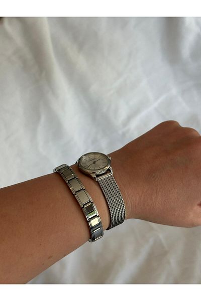 YAKA ART Silver Color Charm Bracelet