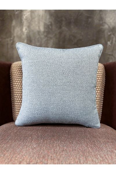 Fabricland Husă de pernă exclusivă din răchită Baby Blue 43x43cm