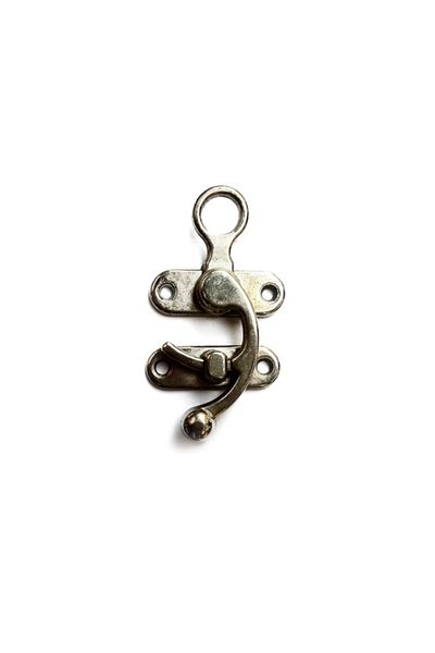 Ayder Timya Hooked Bow Eye, Wooden Box Clip - Small, Nickel, 100 Pieces