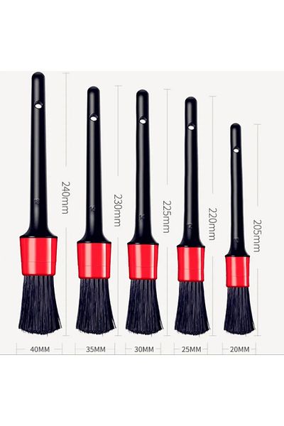 Choice 5pcs 1pcs/5pcs Detailing Brush Set Car Brushes Car Detailing Brush For Auto Cleaning Dashboard Air O