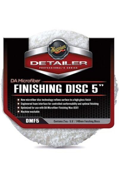 Meguiars Set of 2 Meguiar's Microfiber Finishing Discs, 5", Microfiber Finishing Disc