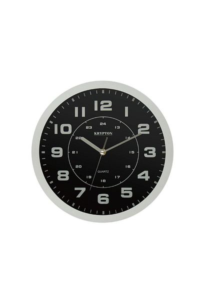 KRYPTON Round Decorative Wall Clock | Easy To Read Dial | Modern Look For Any Room