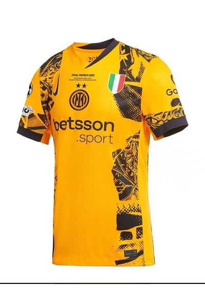 MONTENERO İnter 2024/25 Season Hakan Çalhanoğlu Alternate Jersey (Yellow)