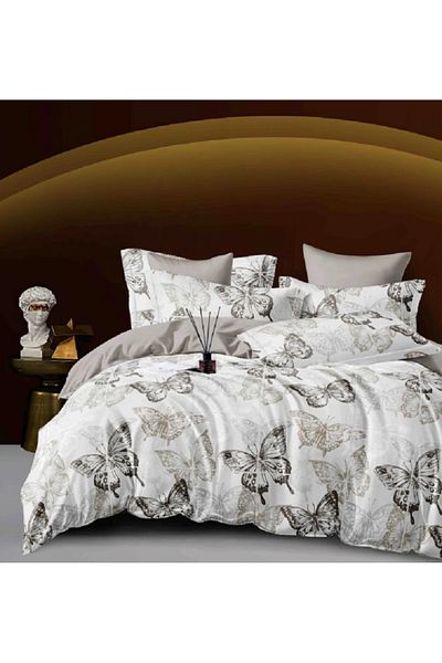 JOJO Elegant Linen Set for Double Bed Made of Fine Cotton, consisting of 6 pieces, 230x250cm