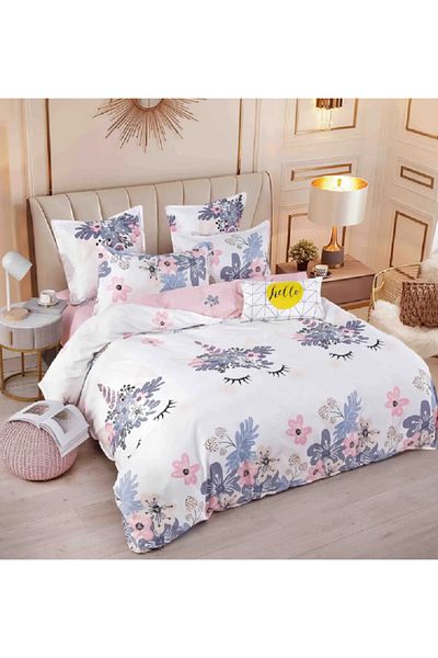 JOJO Elegant Linen Set for Double Bed Made of Fine Cotton, consisting of 6 pieces, 230x250cm