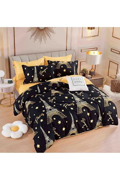JOJO Elegant Linen Set for Double Bed Made of Fine Cotton, consisting of 6 pieces, 230x250cm