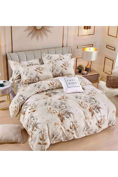 JOJO Elegant Linen Set for Double Bed Made of Fine Cotton, consisting of 6 pieces, 230x250cm
