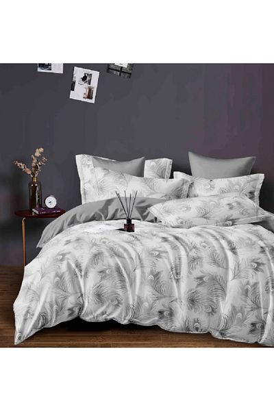 JOJO Elegant Linen Set for Double Bed Made of Fine Cotton, consisting of 6 pieces, 230x250cm
