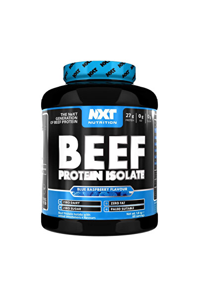 NXT Nutrition بروتين لحم بقري معزول، بنكهة التوت الأزرق، 1.8 كجم، غني بالبروت...