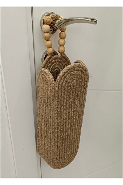 MİESSA Coș de baie din răchită, suport pentru pungi organizator multifuncțional, coș organizator pentru clește de îndreptat