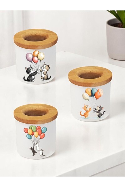 lili hediyelik Κεραμική θήκη για στυλό επιτραπέζιου υπολογιστή 3 τεμαχίων με ...