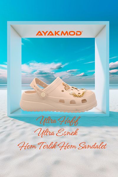 AYAKMOD 205 شبشب ستون سابو نسائي من إكرو