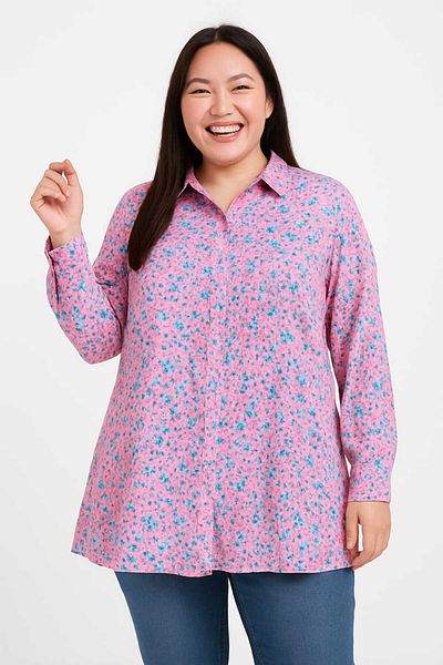 MODA Women's Plus Size Shirt Tunic