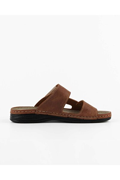 Tigerline Ανδρικές παντόφλες - Tan - Κομψή κατασκευή με υποστήριξη άνεσης, μαλακή σόλα, κατάλληλη για καθημερινή χρήση