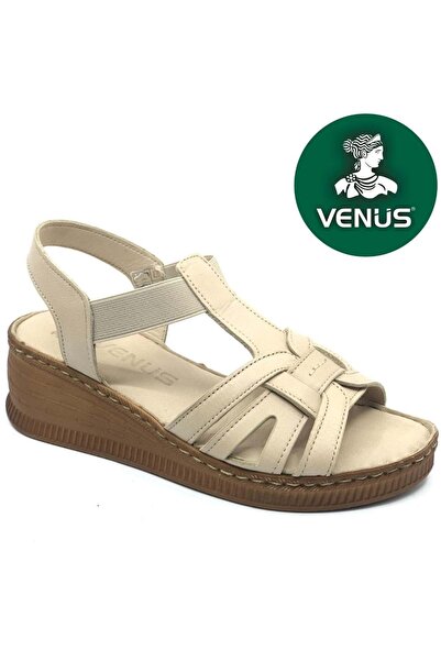 Venüs Tog Γνήσιο Δέρμα Comfort Ορθοπεδικά Γυναικεία Σανδάλια ΜΠΕΖ