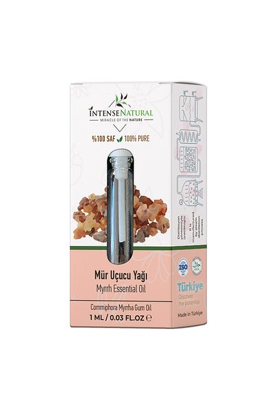 İntense Natural 1 ml 100% Pure and Natural Myrrh Essential Oil - Myrrh Essential Oil