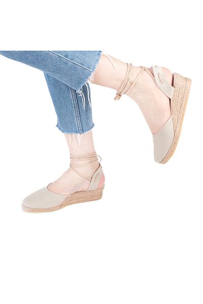 Star Tombis Wicker Jute Wrist Tie - Real Handmade Daily Women's Espadrille, Handmade with String