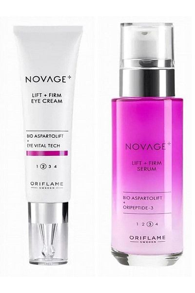 Oriflame Set Novage Lift+Firm, ser+crema de ochi, Orilame