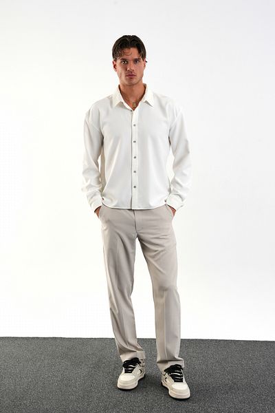 Redline Base Oversize Soft Sweat Absorbing Easy Iron Breathable Men's Shirt